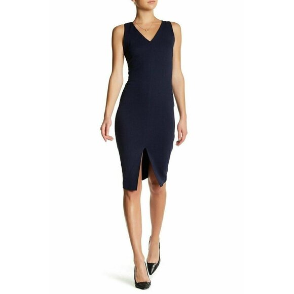 love...ady Dresses & Skirts - Love...Ady Navy Blue Knit Ponte Dress Size M